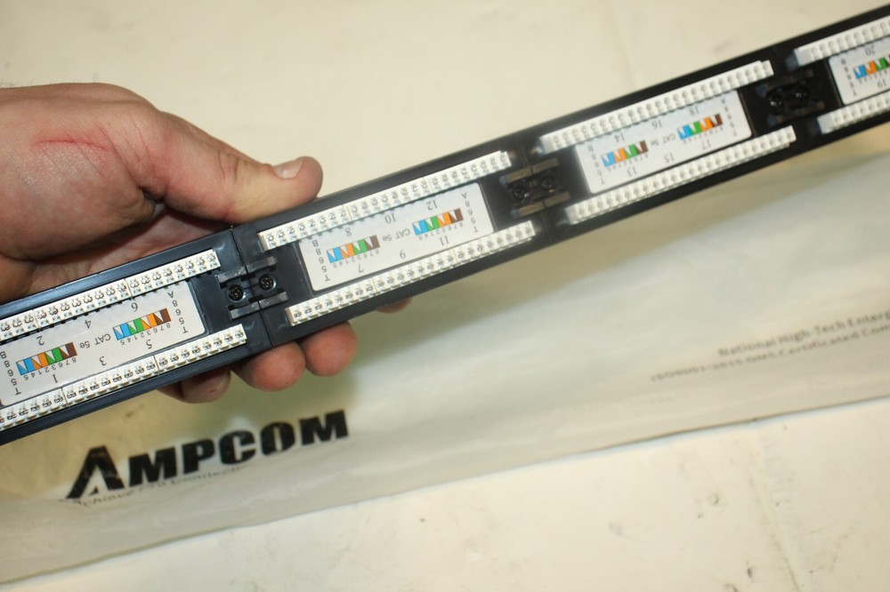 Ampcom 24 Port 5E Patch Panel