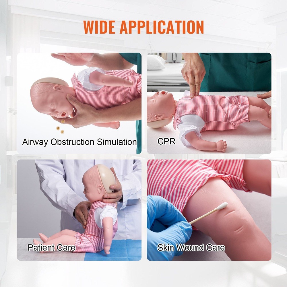 Comprehensive Infant Training Manikin with Obstructed Airway Function