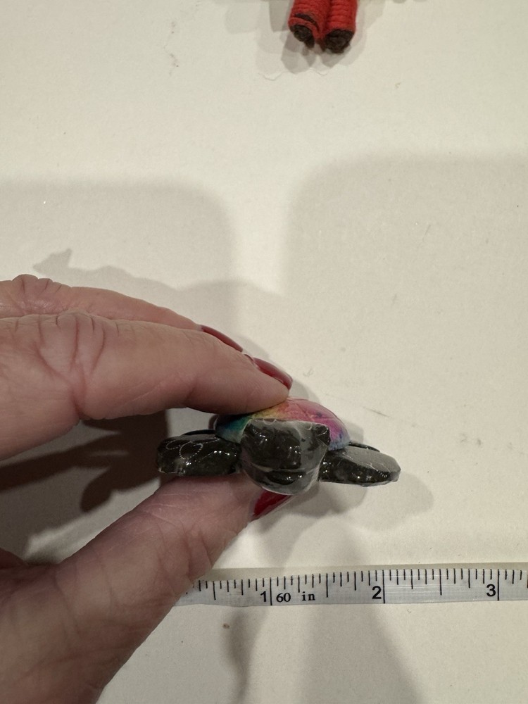 Marble Turtle 2” Vintage