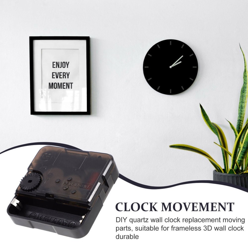 Silent Quartz Clock Movement Replacement for Wall Clock Mechanism Shaft