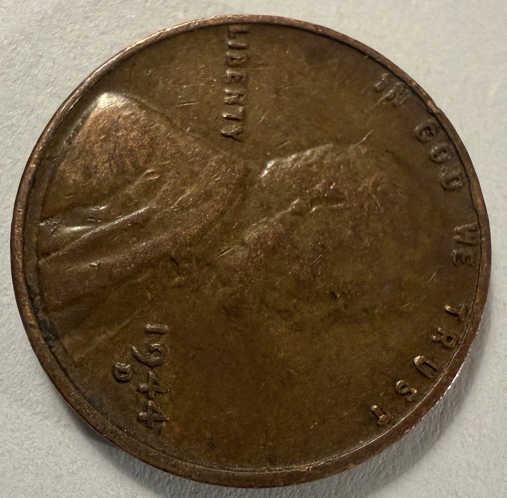 1944 D Lincoln Wheat Penny DDO + Obverse + Reverse Errors (#517)