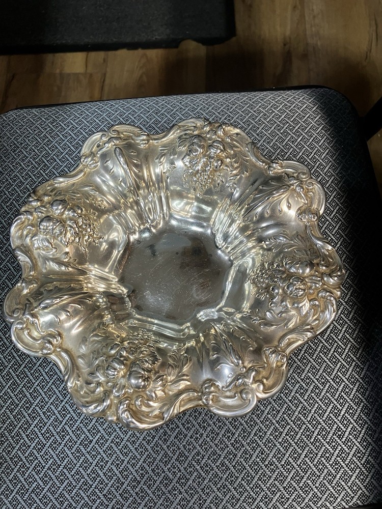 Reed And Barton Sterling Fluted Dish