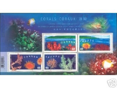 Canada 2002 Corals Souvenir Sheet MNH
