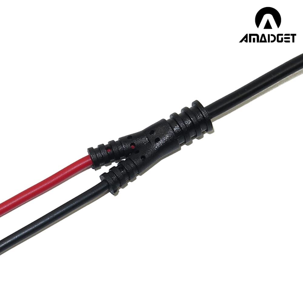 Bnc To Mini Test Hook Clips Dual Hook Test Probe Cable Leads 120cm With Two Mini