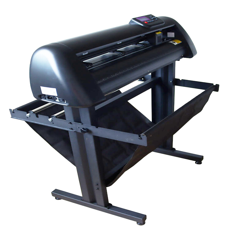 24'' Vinyl Cutter Plotter Cutting Machine w/ Automatic Contour Cutting LCD Scree
