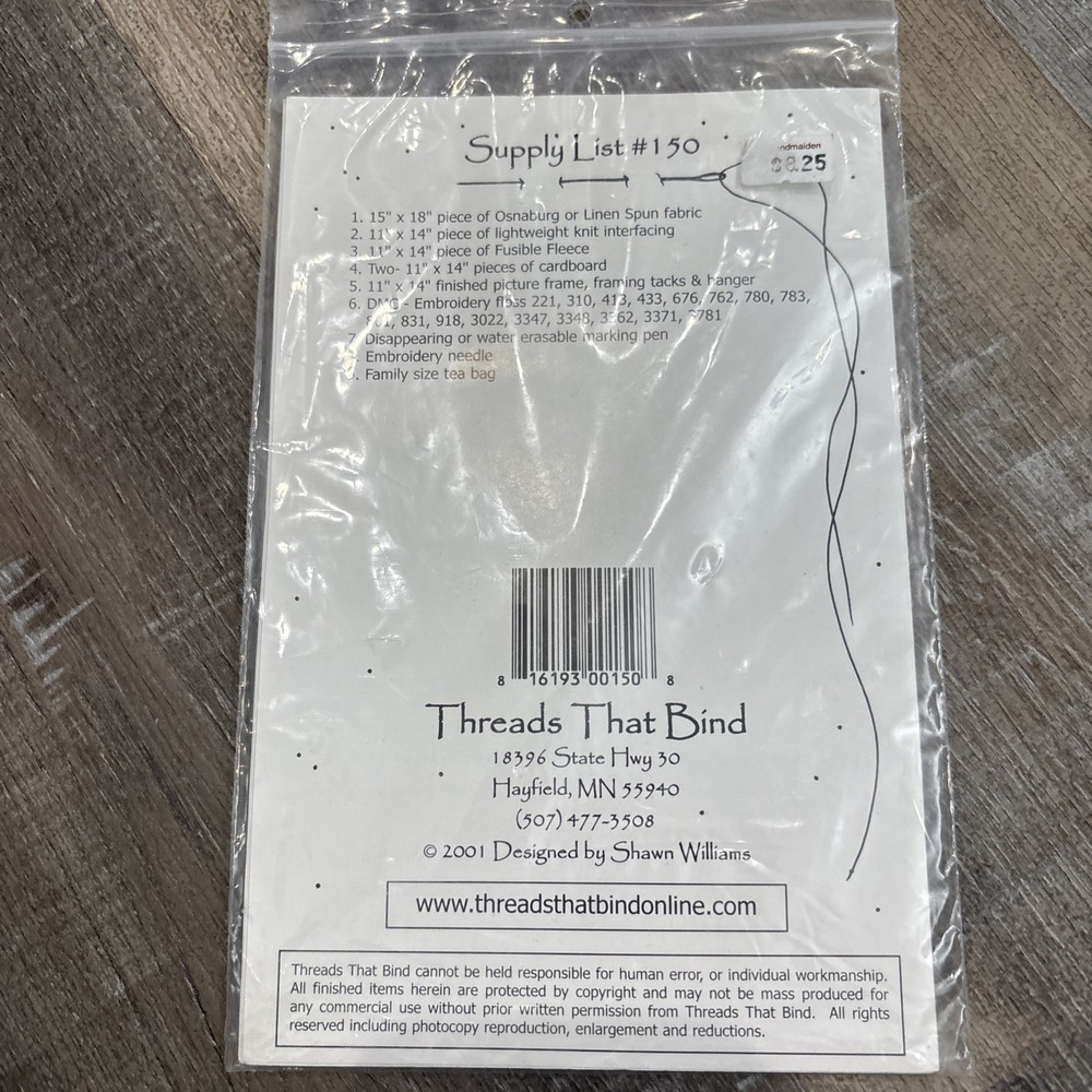 Threads that Bind Hand Embroidery Pattern Ecclesiastes 5:2 Season For Everything