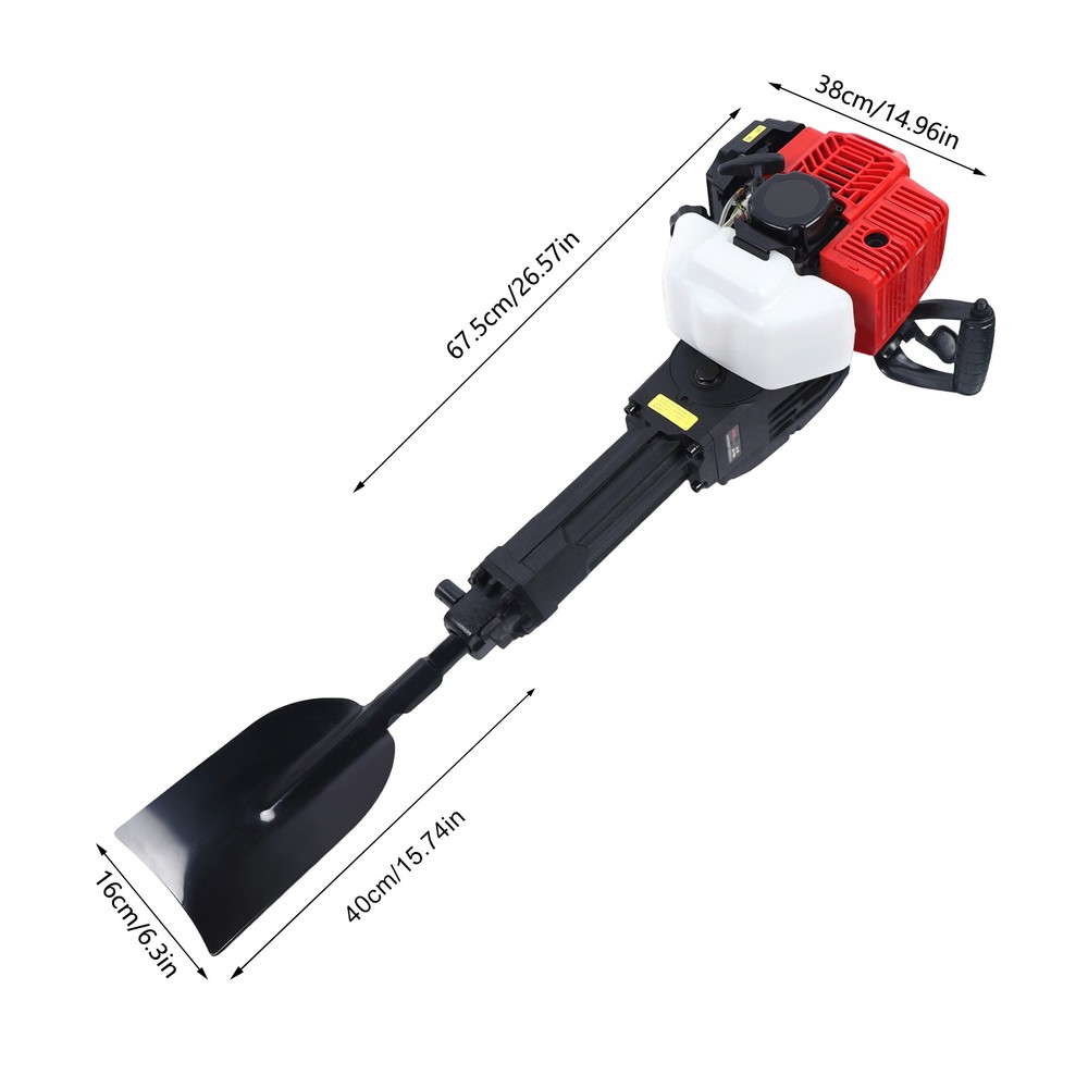 52CC 2Stroke Handheld Trencher Digger Machine Garden Tree Digger Digging Machine