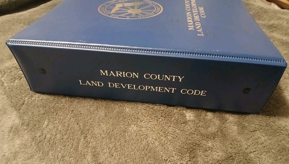 Marion County Florida Land Development Code Binders 1992-1995