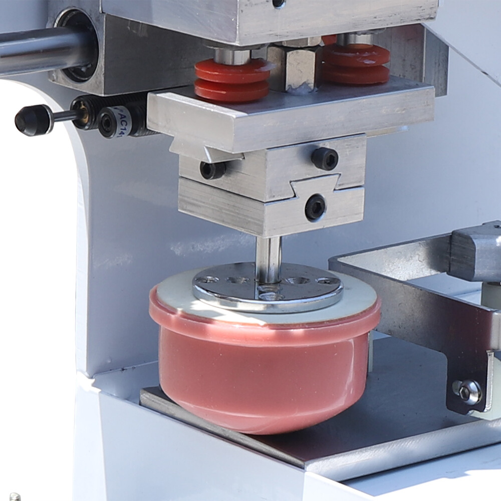 Pneumatic Pad Printing Machine Sealed Ink Pad Printer Cups Stamping Embossing.