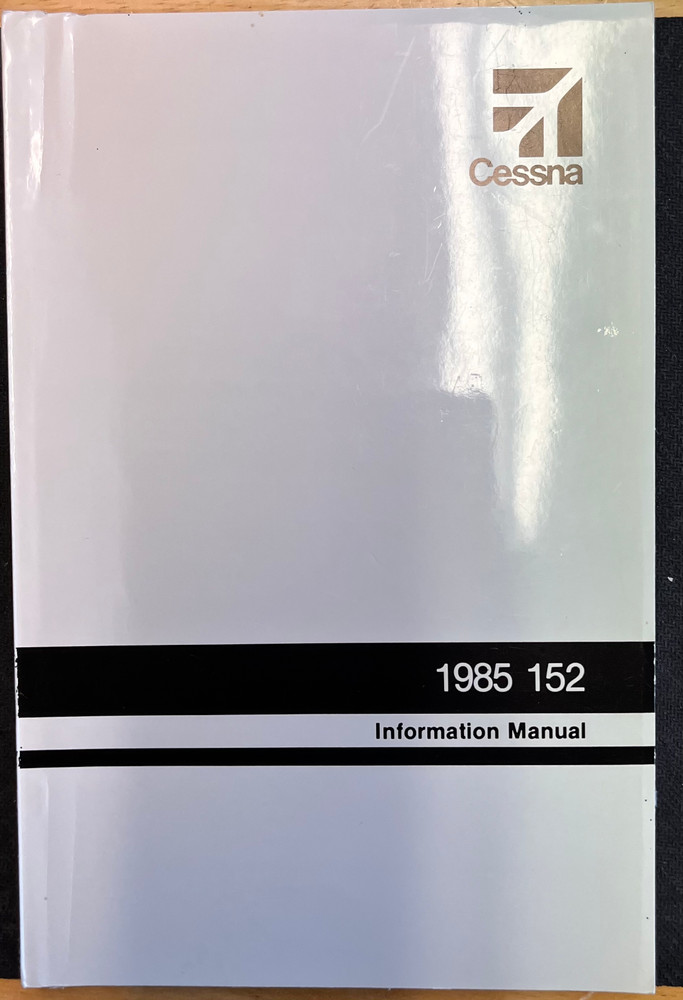 1985 Cessna 152 Information Manual (AFM)