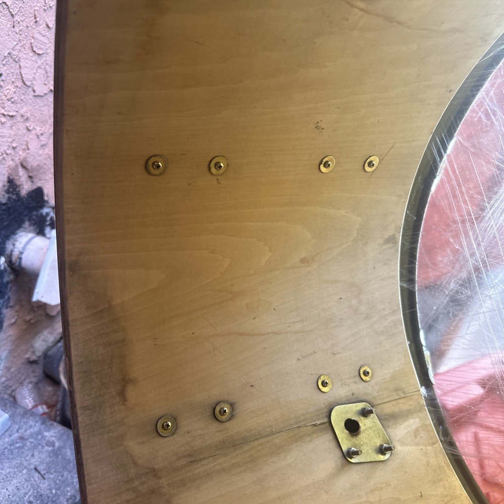 Sunlite drum, likely a floor tom or a bass drum, based