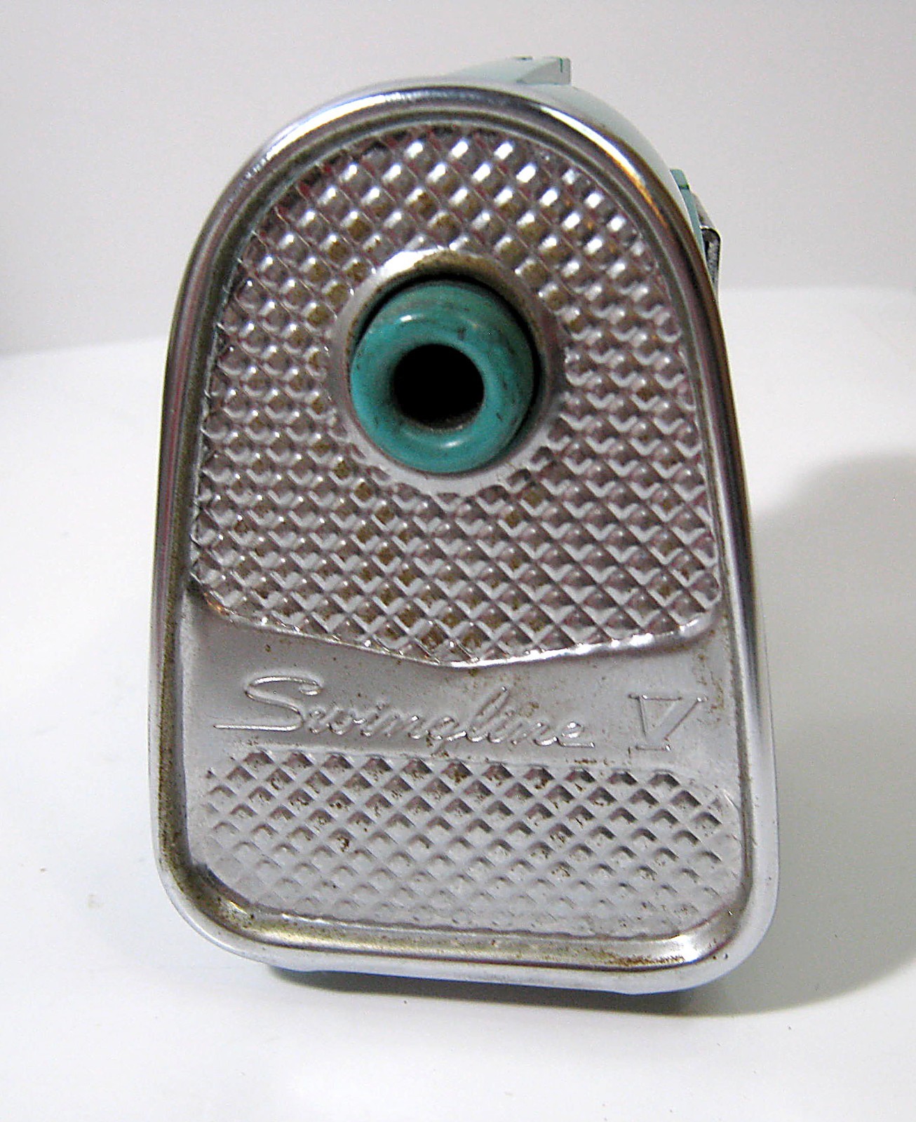 Vintage Swingline Model V Turquoise Pencil Sharpener