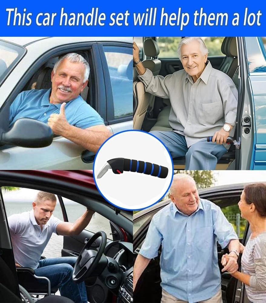 2Pack Car Door Handle for Elderly Car Handle Assist Support Handle Multifunction