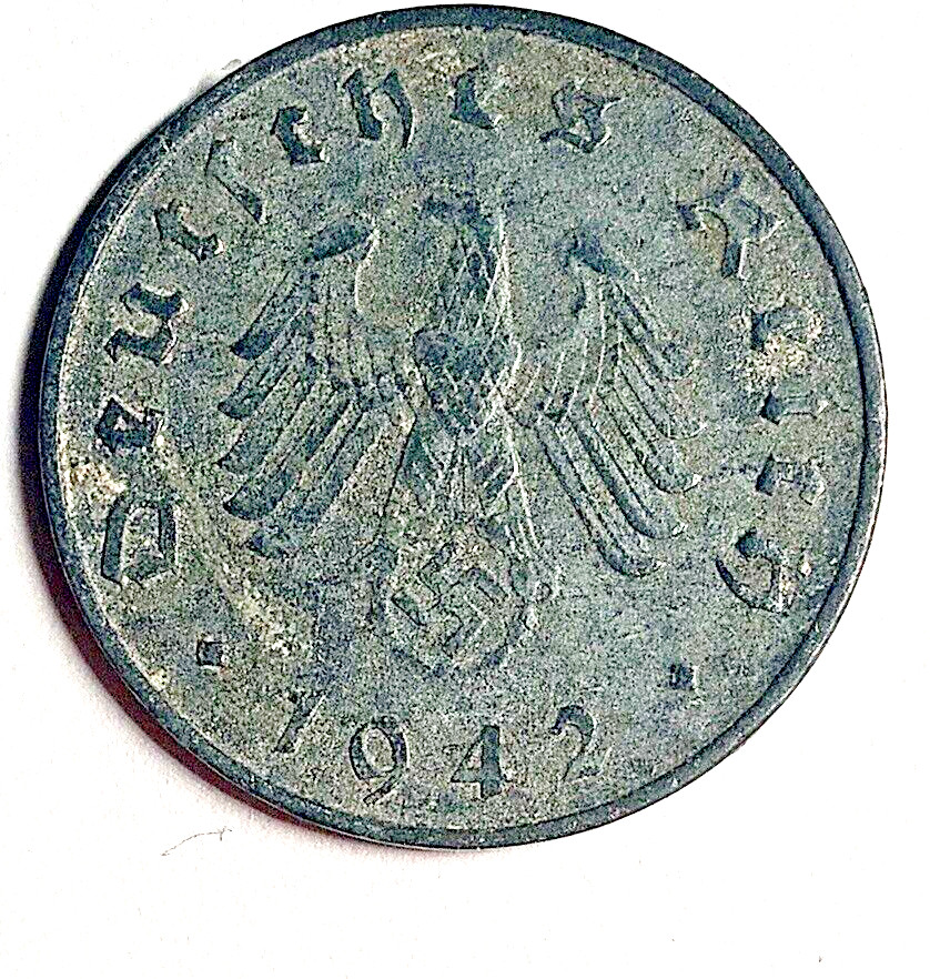 Germany Third Reich 1942 A.  10 Reichspfennig. KM-101.