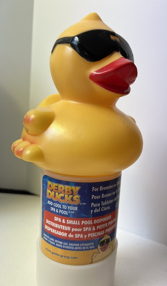 Game Derby Ducks spa small pool floating chlorinator or brominator Dispenser