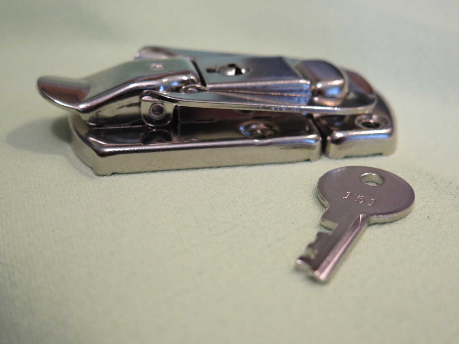 Vintage NOS 3" USA Excelsior latch for tool box Remline Gerstner machinist chest