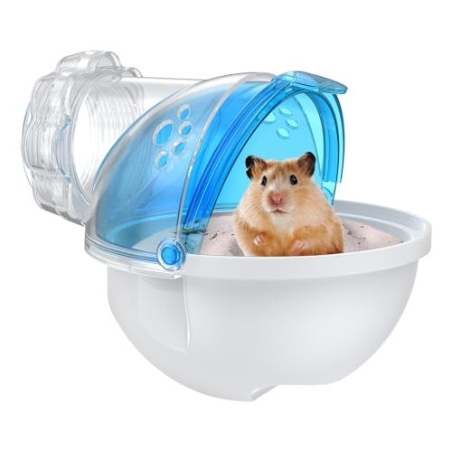 Hamster Sand Bath Container, Removable Hamster Dust Bath & Bathroom, Multi