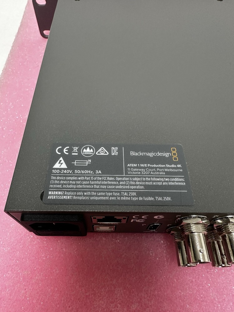 Blackmagic Design ATEM 1 M/E Production Studio 4K