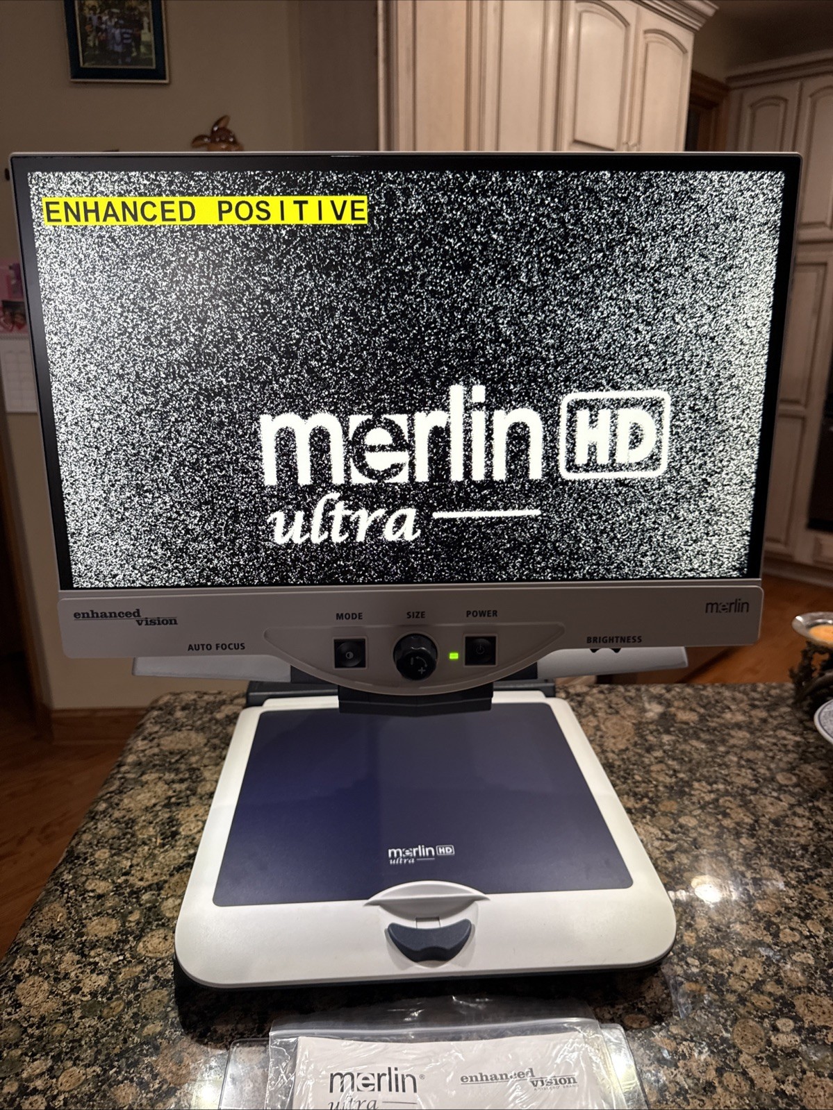 Enhanced Vision Merlin Ultra 1080 HD 22" Video Magnifier MR2UE22A w/Remote/Inst
