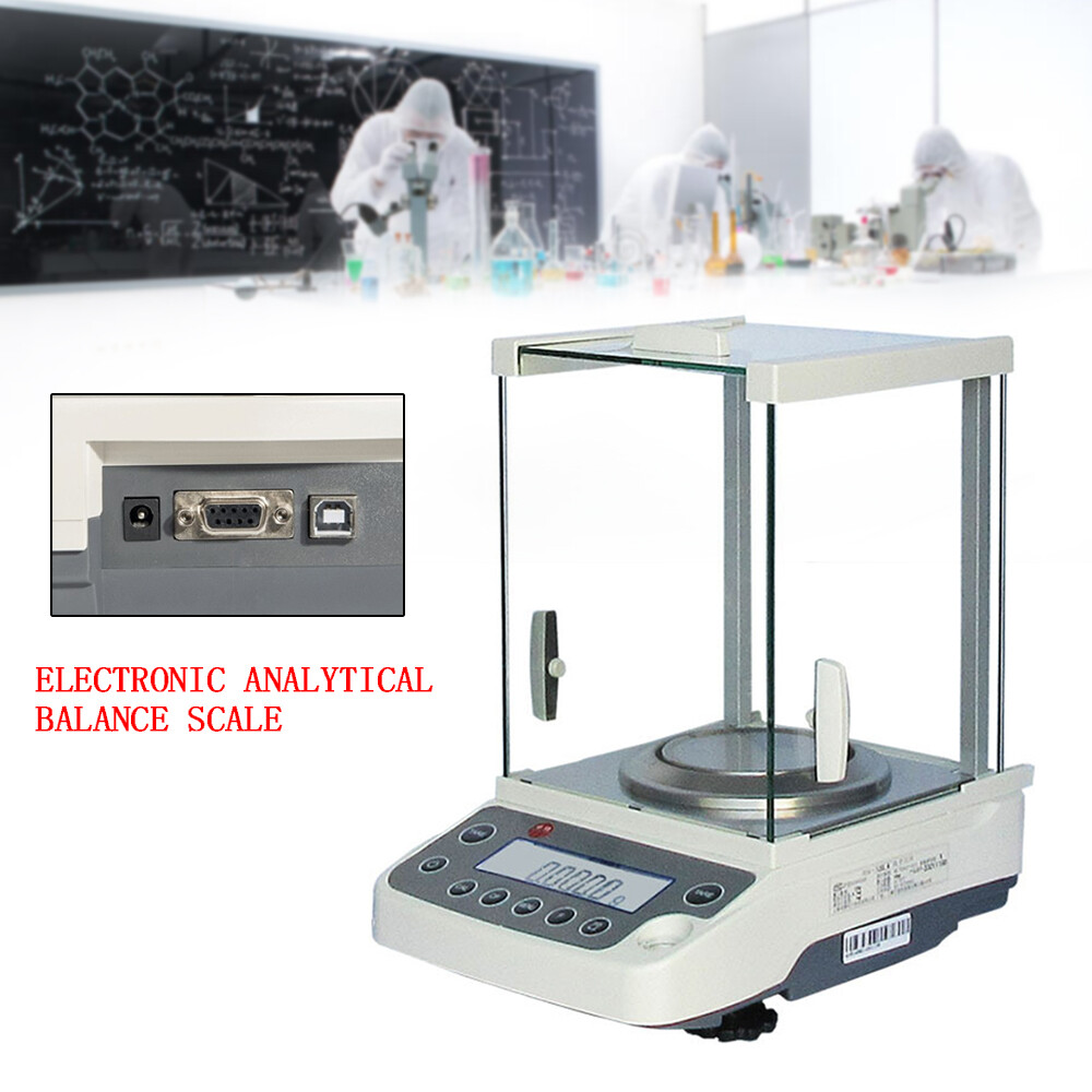 Digital Precision Scale Multiple Unit Conversions 110VAC Lab Analytical Balance
