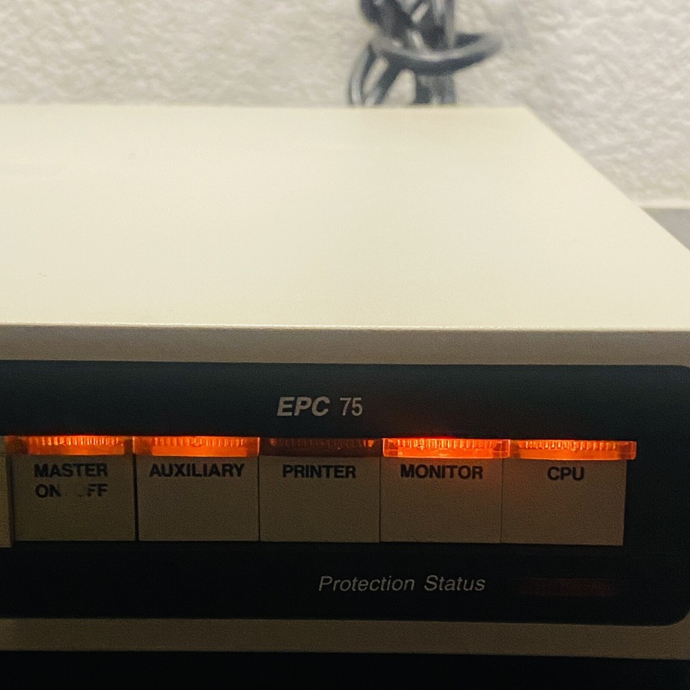 Electronic Power Center 75 | EPC-75 SL Waber | Retro Computing Korea UNTESTED