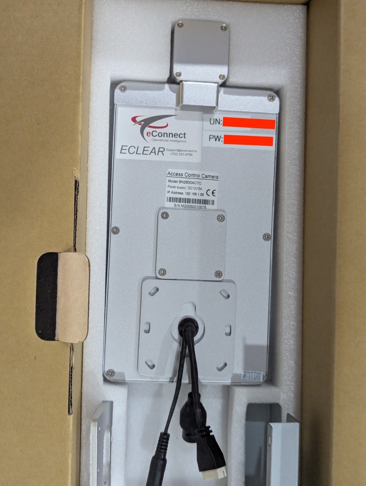 Bolide/eConnect BN2600ACTC Face Recognition Access Control Camera