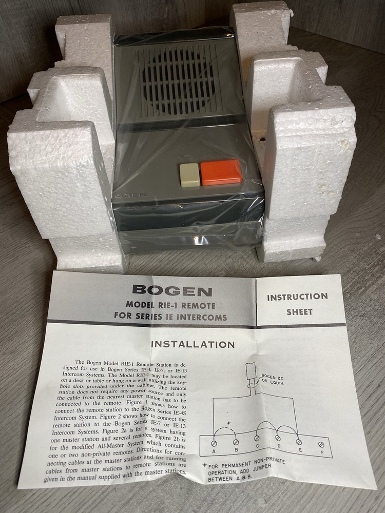 Rare Bogen Model RIE-1 Series C-71