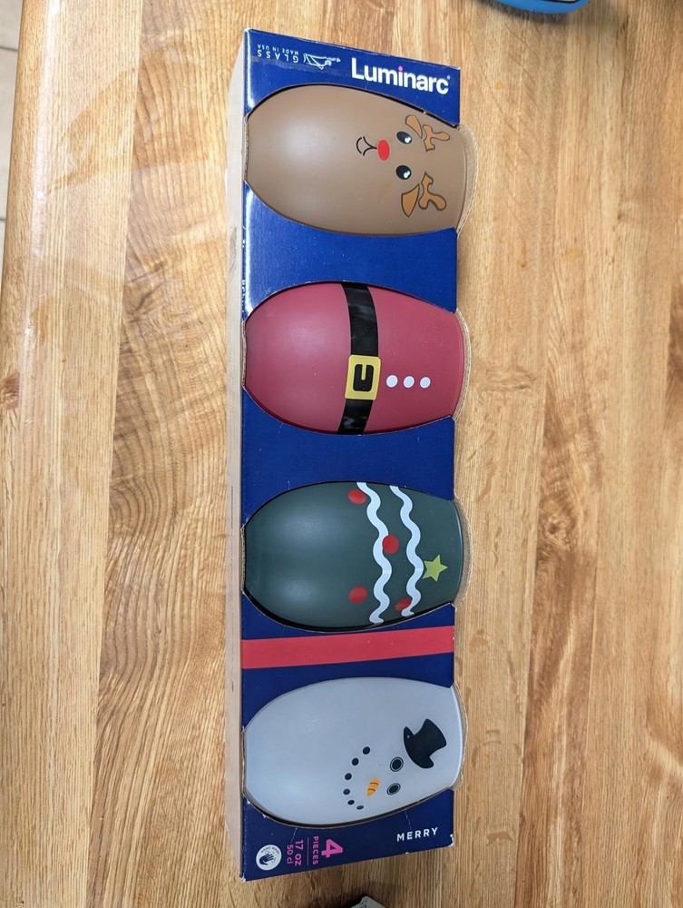 Luminarc Holiday Themed Glasses Set - 4 Pieces