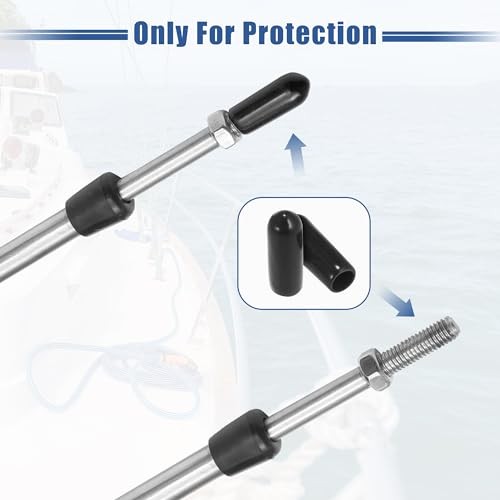 1pcs 16ft 197 Inch Marine Type 3300/33C Throttle Shift Remote 5 Meter Black