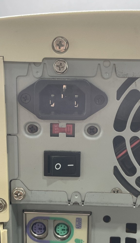 Vintage Custom PC Tower Case Intel Processor Desktop System Unit