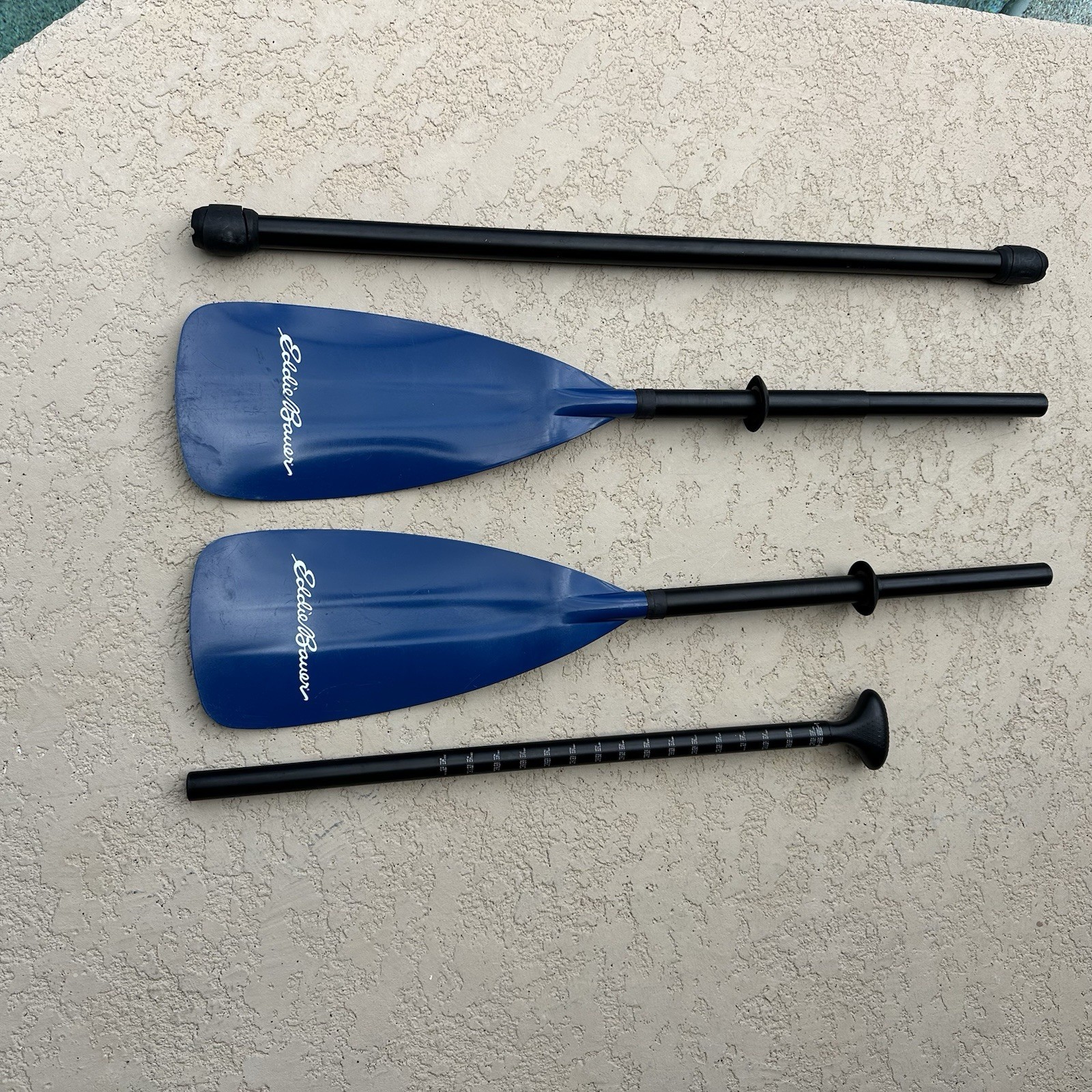 Kayak SUP Paddle - Adjustable 4-Piece, Floating, Lightweight (Eddie Bauer)
