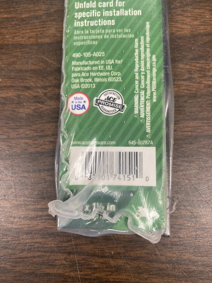 74151 Ace 8.37 in. L Edger Blade