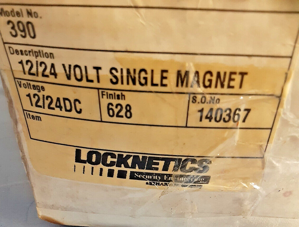 Locknetics #390 Magnetic Lock Complete