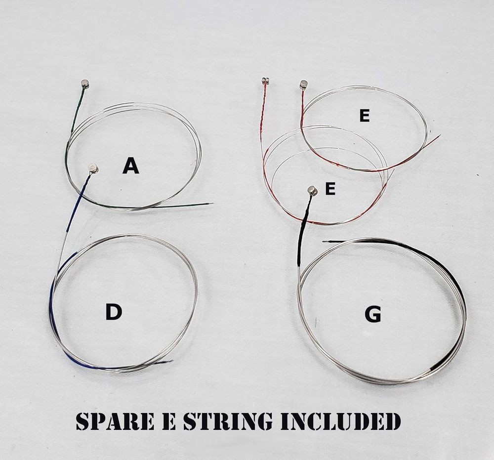 Top Race 4/4 & 3/4 Violin Strings Replacement - Bronze Violin Strings Full Set (