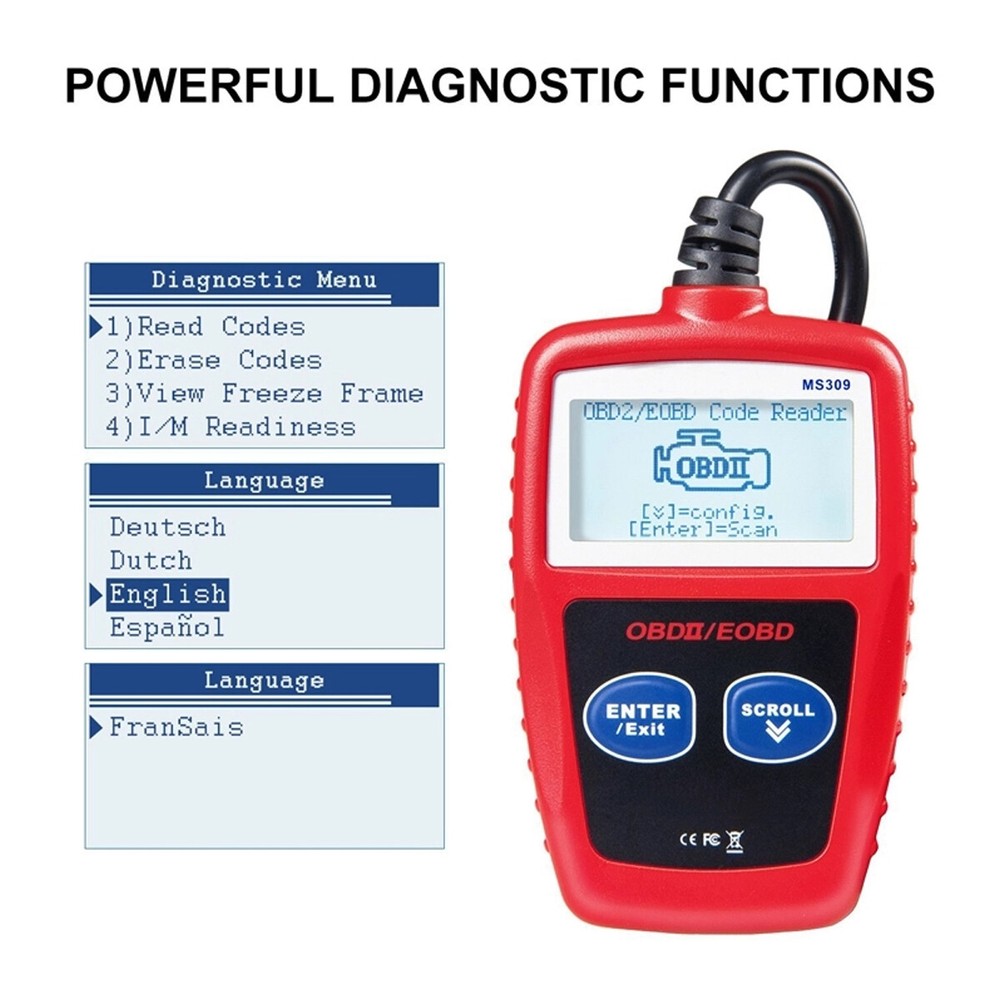 Autolink OBD2 CAN OBDII Auto Car Code Reader Diagnostic Scanner Tool
