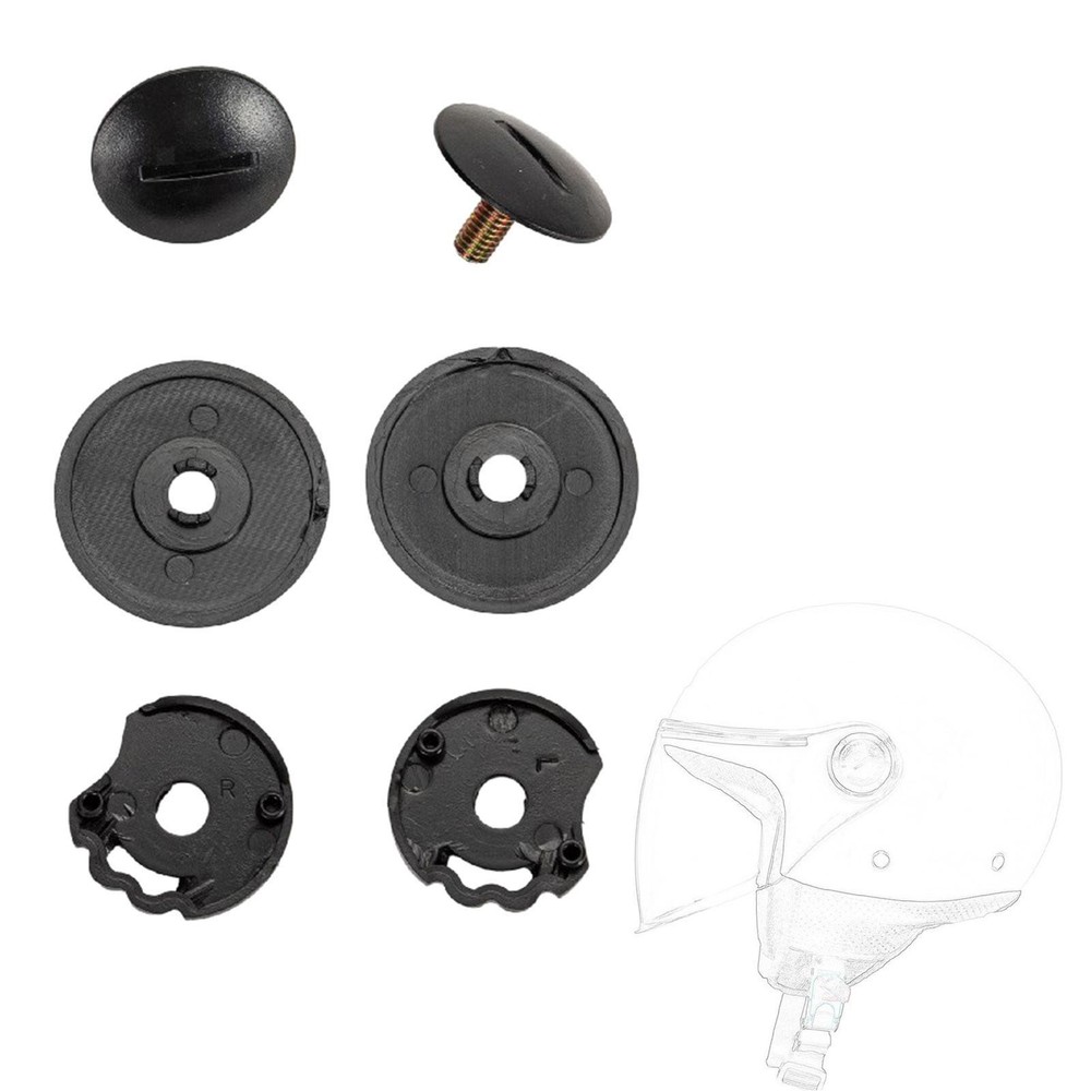 Helmet Lens Base Parts Set Replace Sturdy Practical Wear Resistant Visor Base