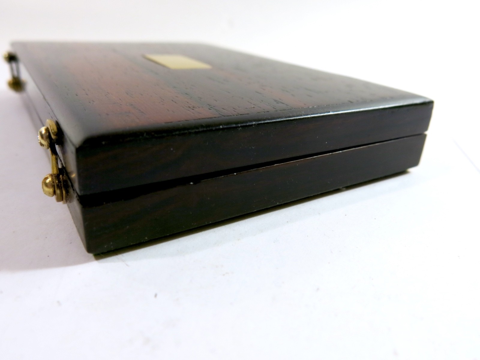 Antique late 1800s Drafting Set in Refinished Wooden Box.