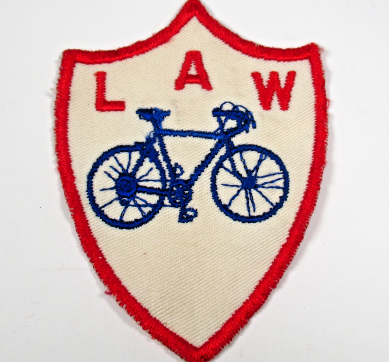League of American Wheelmen Vintage Cycling Patch LAW Bicycle