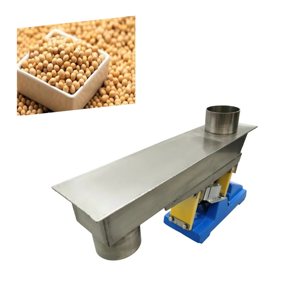 Small Electromagnetic vibration Feeder Closed Shaking Conveyor with Controller