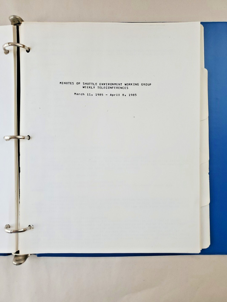 NASA Shuttle Environment Plan January 1985