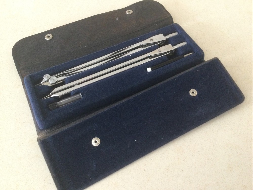 Vintage Navigators Plotting Instrument Set. Germany