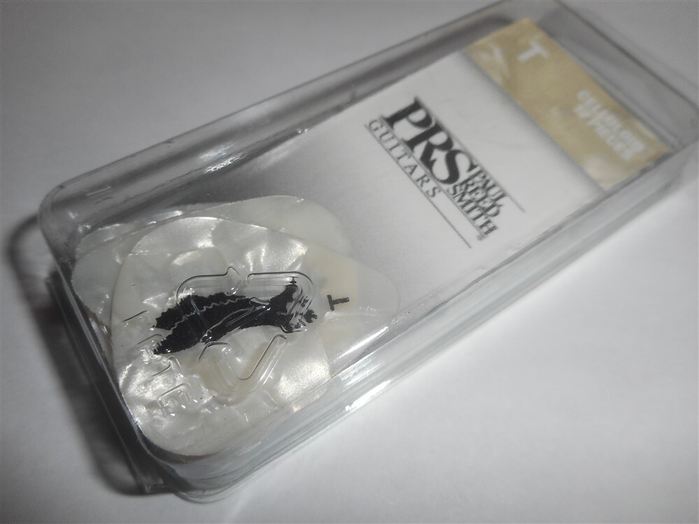 NEW PRS Private Stock Eagle Picks, White Pearloid - THIN, 100147:001:006:009