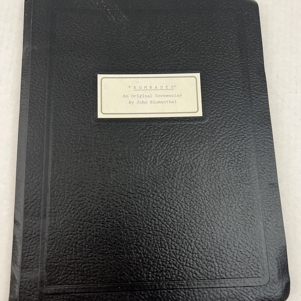 JOHN BLUMENTHAL  KOMRADES MOVIE SCRIPT 1978