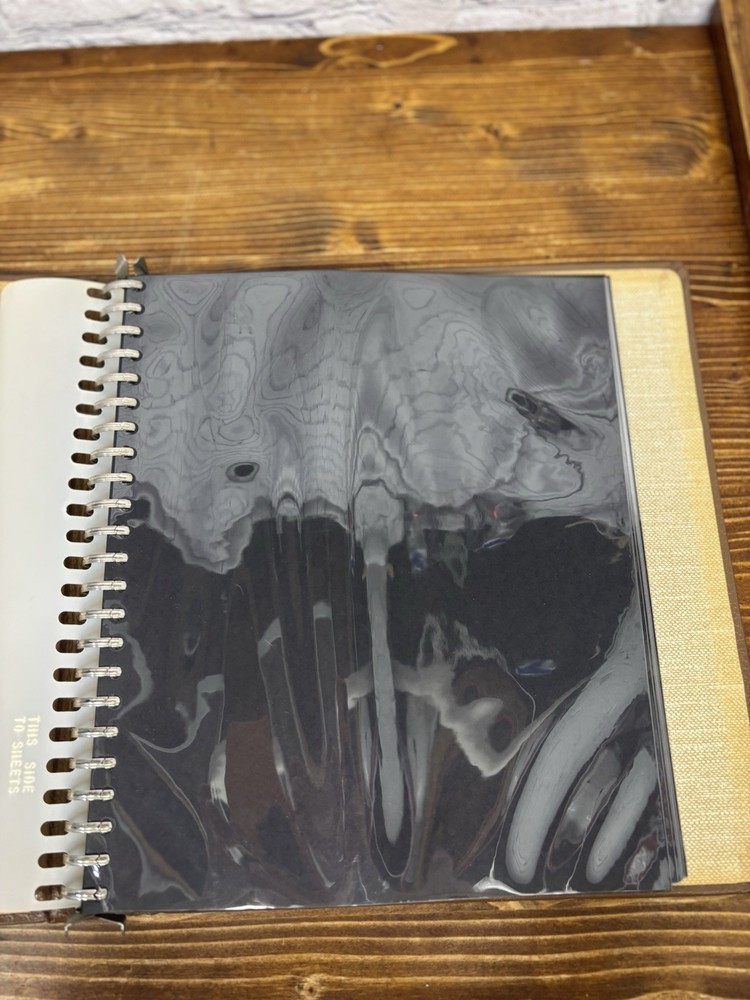 Vintage Post Office Stamp Collection Binder Old Eagle Logo