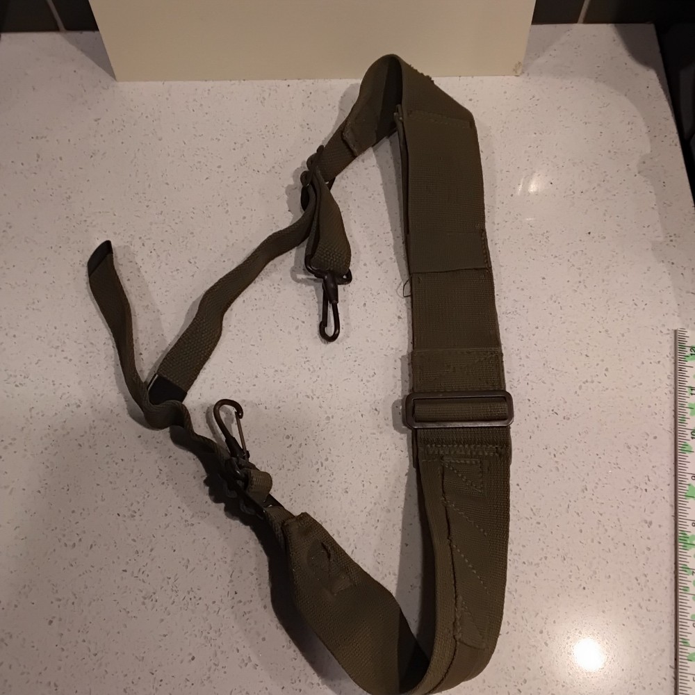US Military Rubberized Mussette Bag with strap