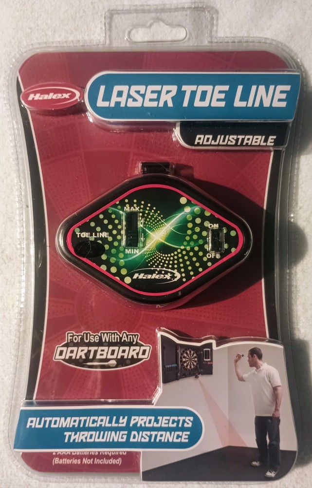 Adjustable Laser Toe Line For Use W/ Any Dartboard - Projects Throwing Distance