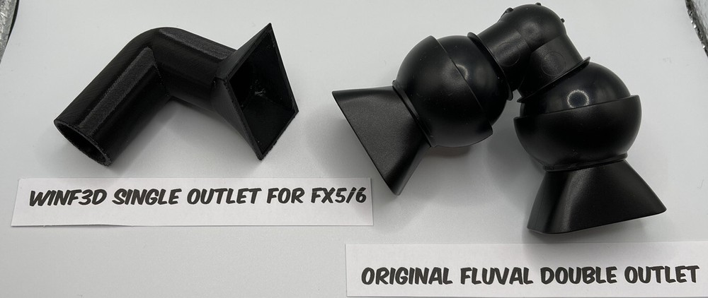 Single Output Nozzle / Outflow Outlet For Fluval FX5 FX6 External Filter Systems