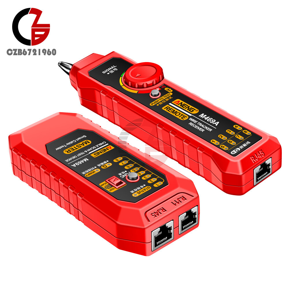 ANENG M469A Multifunctional Network Cable Tracker Networking Analyzer RJ11/RJ45