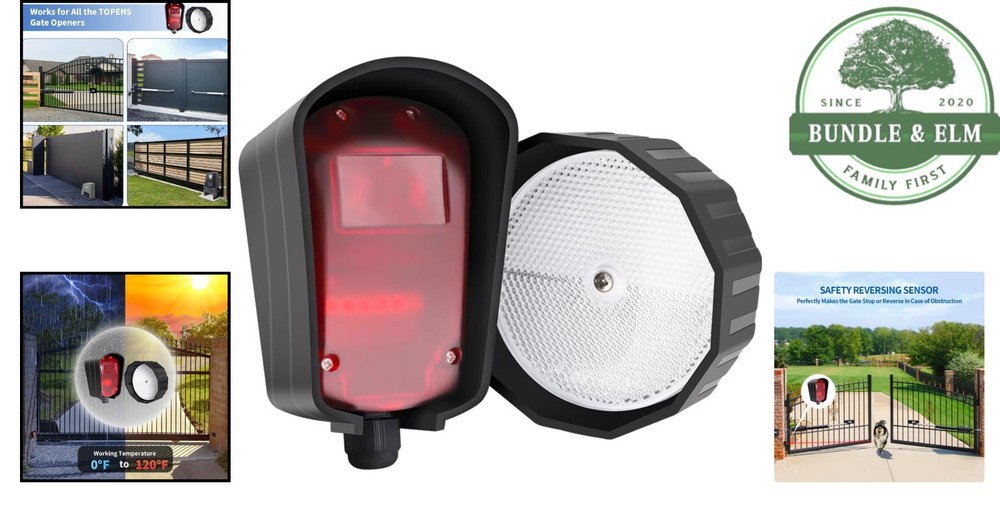 Reliable Safety Reflection Sensor for Automatic Gates and Security Alarm Systems