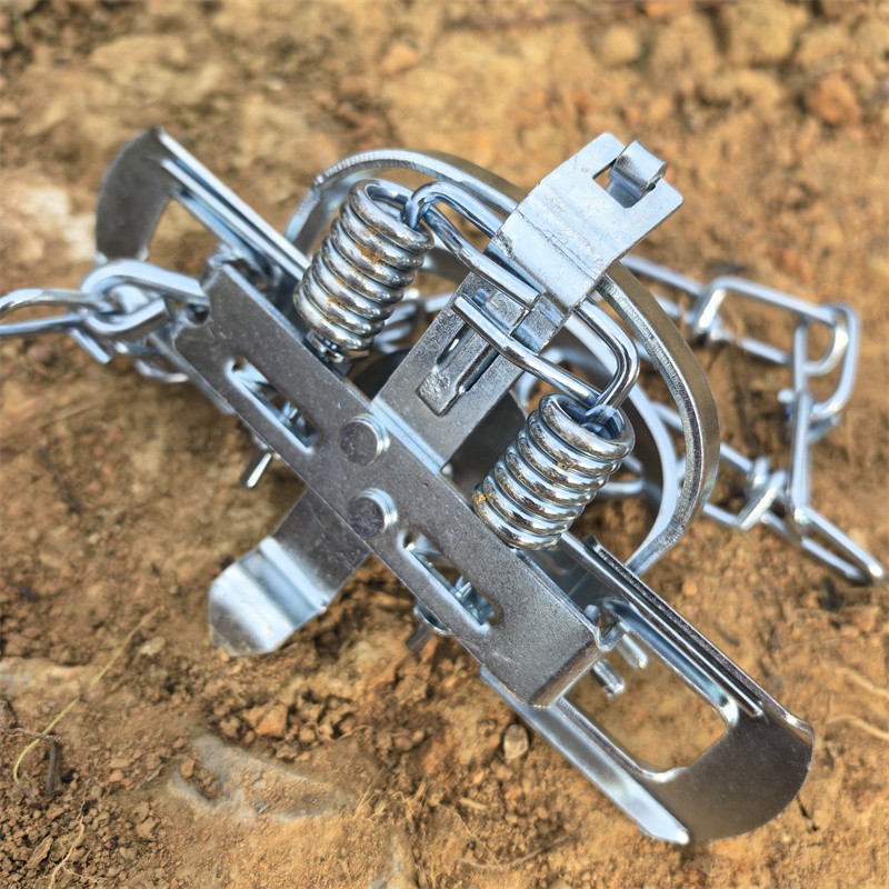 4-3/10 " Coil Spring Traps Raccoon Fox Nutria Muskrat Mink Rat Trapping Nuisance